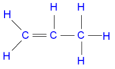 Propene Structural Formula