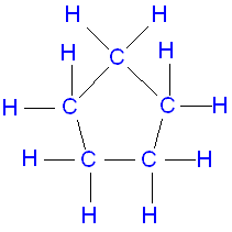 Cyclopentane Structural Formula