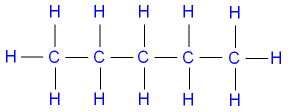 Pentane Structural Formula