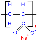 Sodium Polyacrylate Repeat Unit