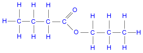 propyl butanoate ester