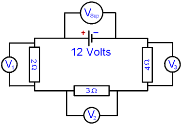 Voltages in a Series Circuit