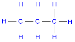 Propane Structural Formula