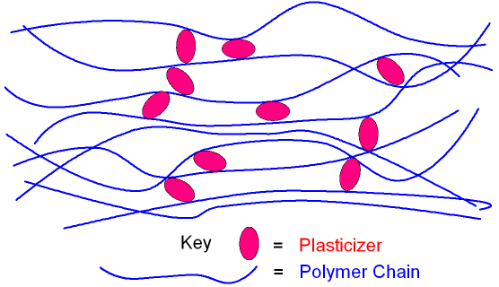 Plasticizer in Polymer Chains