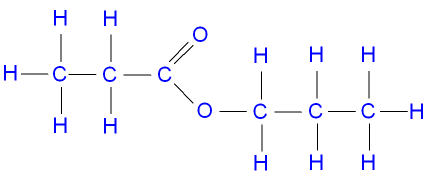 propyl propanoate ester